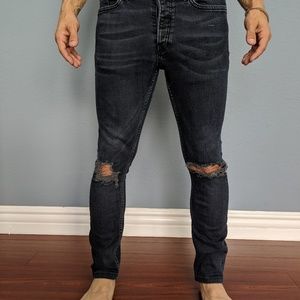 Topman Skinny Jeans with distressed knees